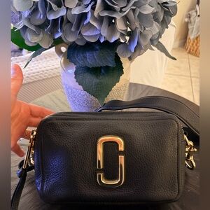 Marc Jacobs Black soft shot Crossbody